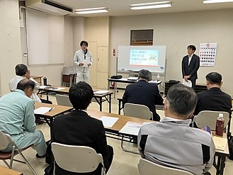 生コン業者に求められる労働衛生対策研修の様子